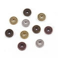 thumbnail image 1 of GKNET 180pcs Tibetan Silver Disc Spacer Beads Rondelle Nickel Free Mixed Color 12mm, 1 of 6