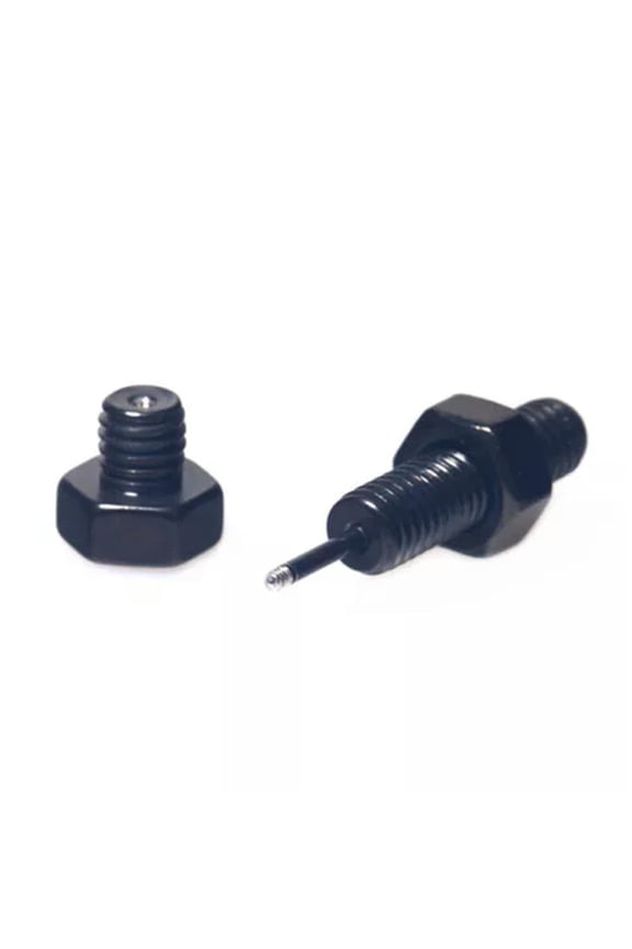 1PC Punk Nail Screw Ear Stud Earrings Unisex Helix Ear Piercings Delicate Jewelry GifY*N8-Black