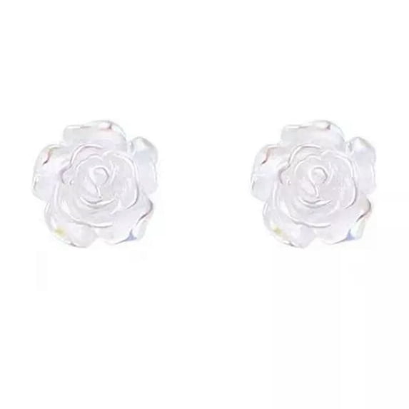 GKNET 1Pair Flower Sweet Temperament Stud Earrings For Women Summer Fashion Jewelr WY4