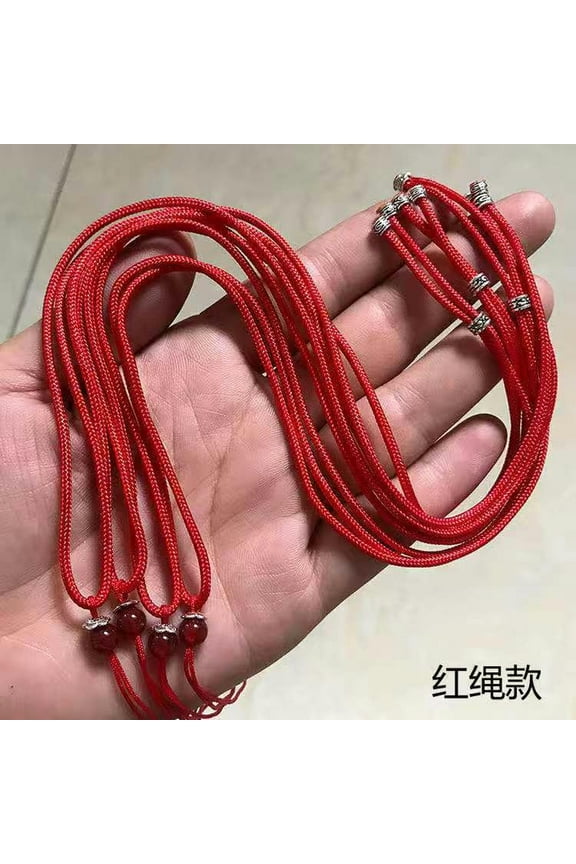 20 Pcs Jade Cord String Necklace for Pendant Chain for Pendan 6 Colors-Red