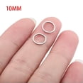 thumbnail image 1 of GKNET 20X Stainless Steel Earrings Charms Circle Hoop Connectors Link Delicate Jewelry Making -10mm, 1 of 7