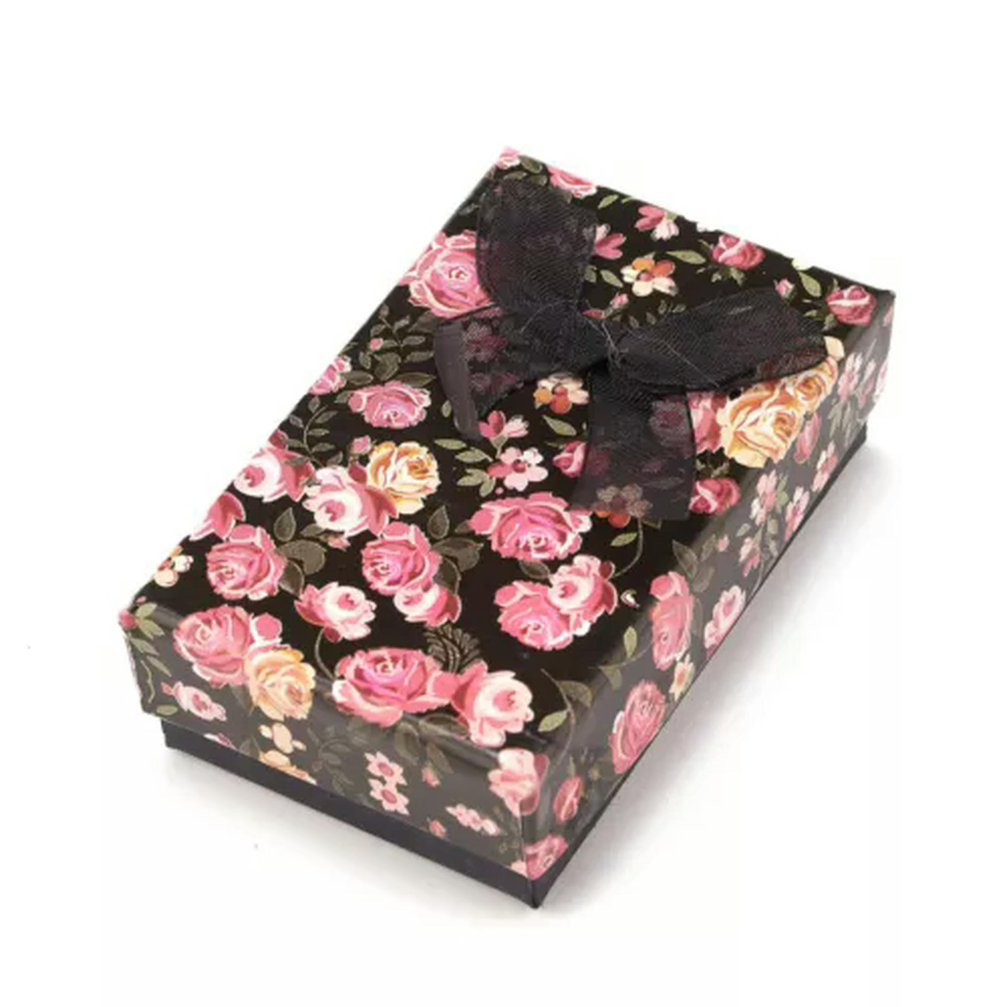 GKNET 24pcs Cardboard Delicate Jewelry Gift Boxes Flower Pattern ...
