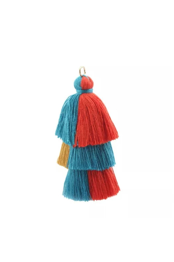 2X Cotton Tassels Fringe Pendant Curtain Trim For Sewing Curtains Accessories -H