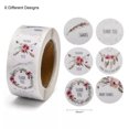 thumbnail image 1 of GKNET 3-5pcs Assorted Stickers in Rolls Paper Labels Self-adhesive Decorative-Word "Thank You" -A4-3 Rolls (1500 Labels), 1 of 6
