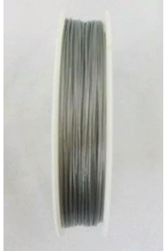 3 Rolls Tiger Tail Jewellery Wire Nylon Coated 304 Stainless Steel-Silver-0.38mm