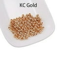 thumbnail image 1 of GKNET 30-300pcs/lot 3-6mm Round Spacer Beads Smooth Ball End Beads for DIY-KC Gold-5mm X 100Pcs, 1 of 6
