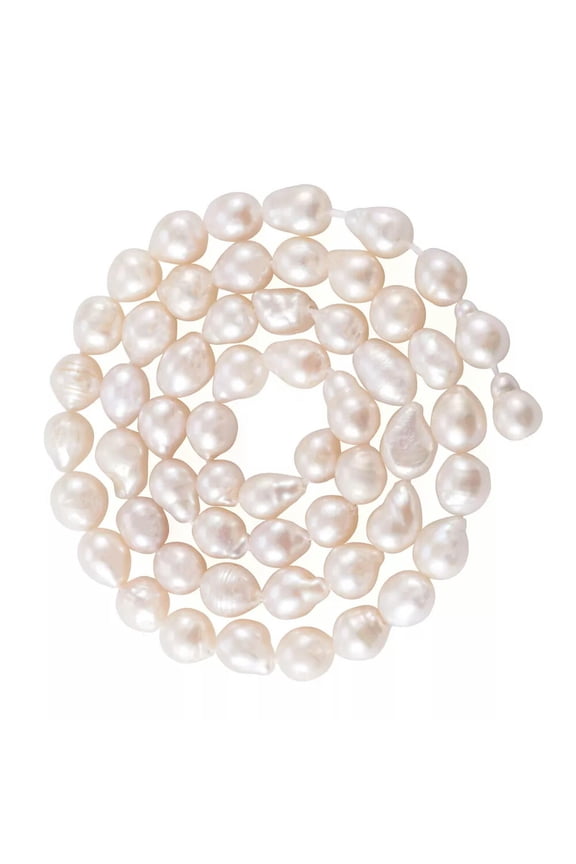 48~54pcs Natural Keshi Pearl Beads Cultured Freshwater Pearls Teardrop 5~9mm