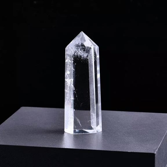 GKNET 50-60mm Natural Clear Quartz Crystal Point Wand Obelisk Healing Energy Specimen