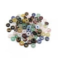 thumbnail image 1 of GKNET 50PCS Assorted Natural Stone Safety Buckle Donut Charm Pendants Beads 15mm, 1 of 9