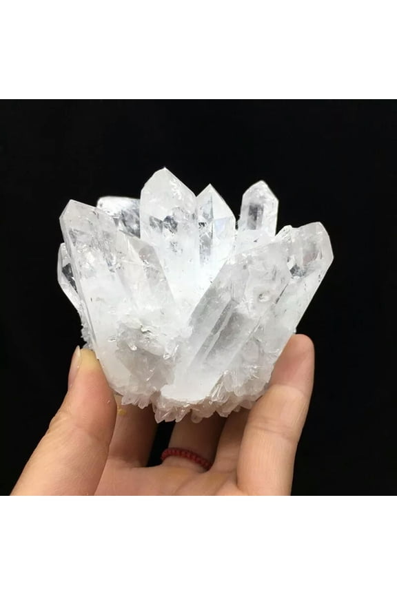 50g Natural Clear Quartz Crystal Cluster Rock Stone Druzy Geode Specimens Energy