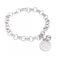 thumbnail image 1 of GKNET 5PCS Fashion Silver Tone Zodiac Rhinestone Charm Chain Bracelet-Aquarius, 1 of 6