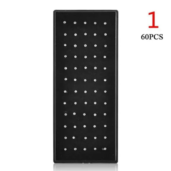 GKNET 60pcs Stainless Steel Nose Rings Bone Stud Tragus Cartilage Hoop Body Piercing-1