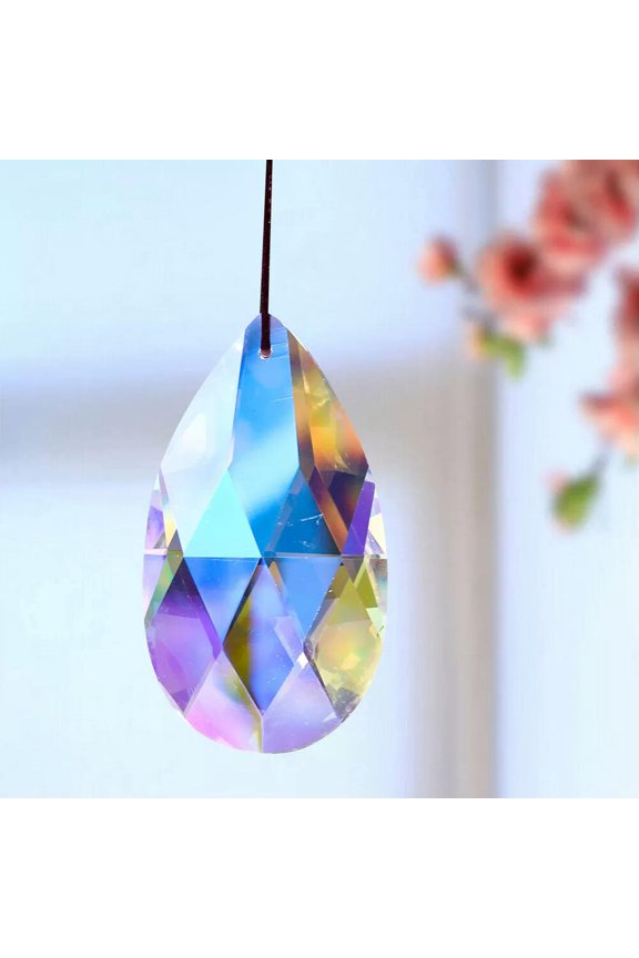 76MM AB Drop Crystal Pendant Chandelier Pendant Rainbow Maker Suncatcher