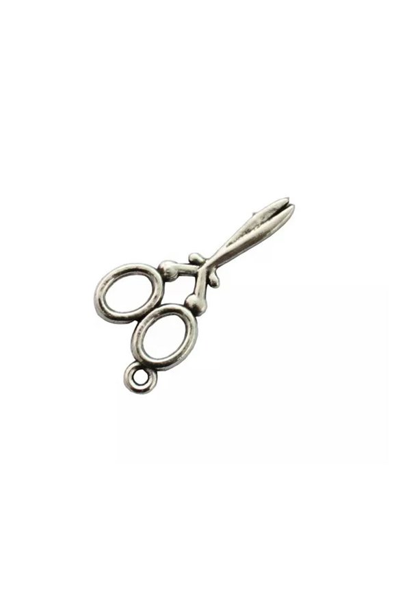 80PCS Antiqued silver Plated scissors charms pendants A10463