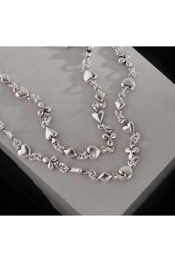 925 Sterling Silver Necklace Handmade Beautiful SPECIAL Design Chain