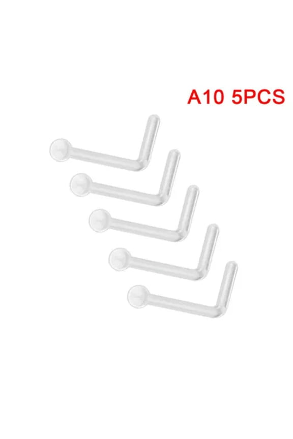 Acrylic Transparent Tongue Barbell Navel Ring Eyebrow Nose Body Piercing Jew-A10