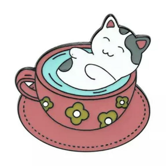 GKNET Animal Brooch Cartoon Dog Cat Kitten Frog Love Brooches Badge Lapel Pins Gift US-6