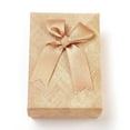 thumbnail image 1 of GKNET Assorted Cardboard Delicate Jewelry Boxes Gifts Paper Boxes for Pendants Earring Display-With Ribbon Bowknot #1-PeachPuff (9.3x6.3x3.05cm) -50pcs, 1 of 6