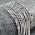 thumbnail image 1 of GKNET Bulk Silver Plated Male Female Figaro Rolo Snake Box Chain Necklace 16"-30" inch-16"-009 1.5mm Rolo Curb Chain, 1 of 6