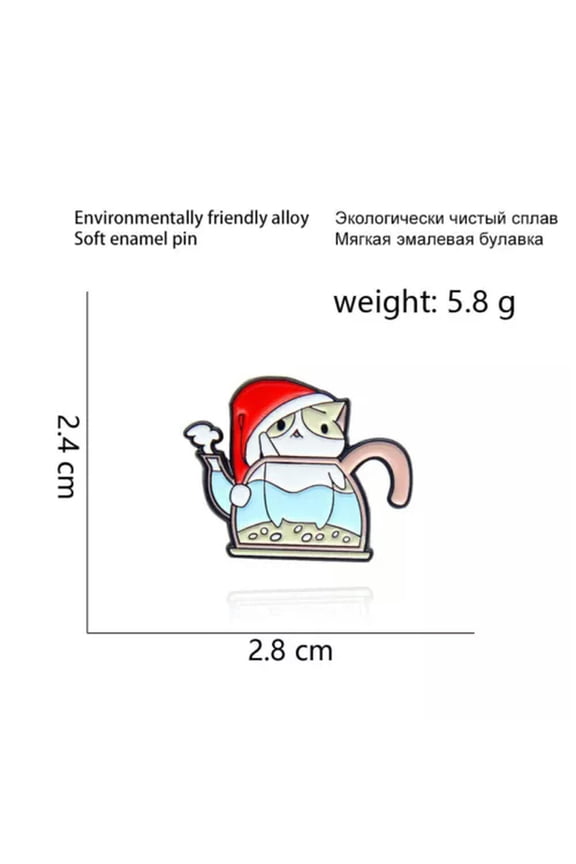 Cute cartoon animals big collection brooch Panda flying brooch Lapel pins !-12