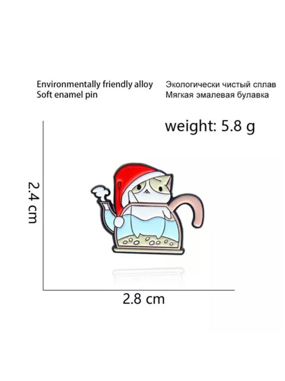 Cute cartoon animals big collection brooch Panda flying brooch Lapel pins !-12
