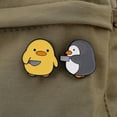 thumbnail image 1 of GKNET Cutie Killer Enamel Pins Chick Little Penguin Dagger Knife Brooches Lapel Bad_tu-A2, 1 of 9
