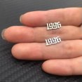 thumbnail image 1 of GKNET Fashion Delicate Jewelry Personalize Silver Earrings Stainless Steel Number Stud Earrings-1996, 1 of 8