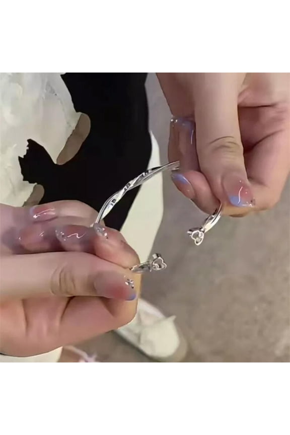 Fashion Mobius Bracelet Women Elegant Heart Bracelet Delicate Jewelry Wedding Party G WY4