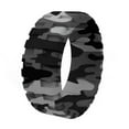 thumbnail image 1 of GKNET Silicone Wedding Ring Engagement Rings Athletic Delicate Jewelry Women Men Jewels Gift ➳-05 gray-11, 1 of 6