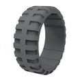 thumbnail image 1 of GKNET Silicone Wedding Ring Engagement Rings Athletic Delicate Jewelry Women Men Jewels Gift ➳-07 gray-7, 1 of 6