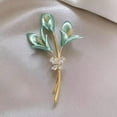 thumbnail image 1 of GKNET Flower Brooch Lapel Pin Rhinestone JewelryFor Women Broche Clothes Accessor_tu, 1 of 6