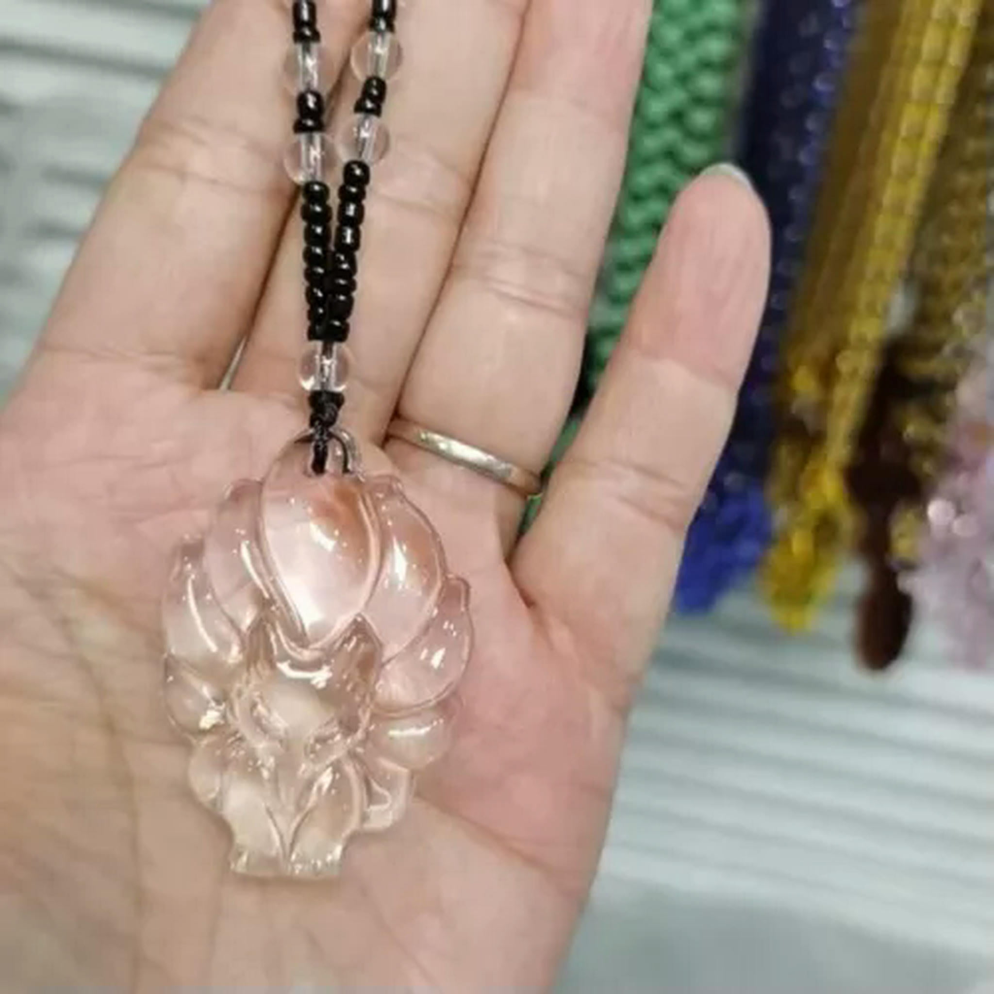 GKNET Fox Queen Necklace Nine-Tailed Fox Pendant Mid-Length Good 