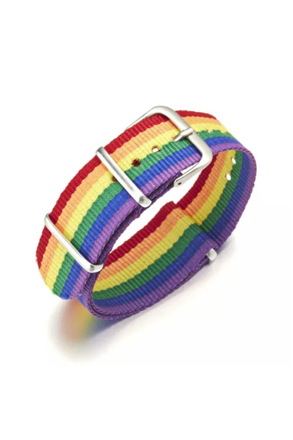 Gay Pride Rainbow LGBT Bracelet Bangle Women Men Couple Friendship Delicate Jewelry Gifts-1pc