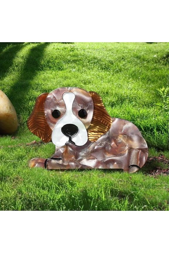 Handmade Fashion Animal Brooch Dog Cartoon Pin Clothing Bag Accessories