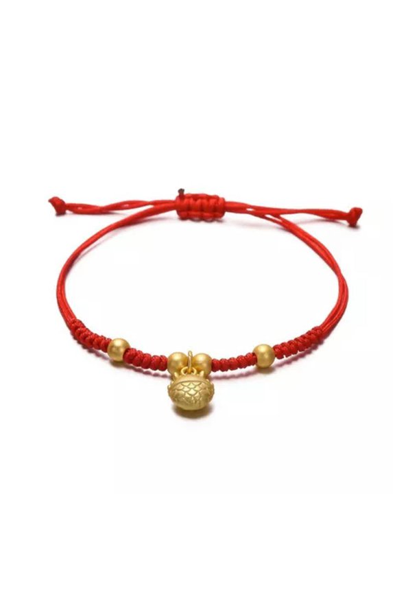 Handmade Red Braided Dragon Lucky Bracelet Adjustable Bangle Women New Year Gift-#8