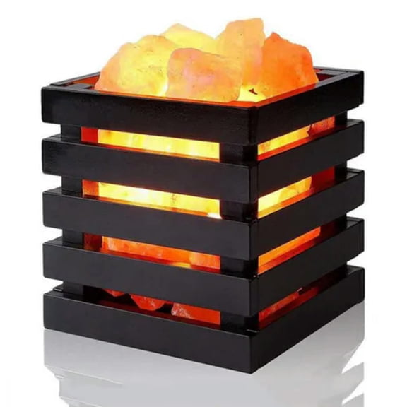 GKNET Himalayan Salt Lamp Rock Natural Crystal Pink Small Ionic Stone Night Light SPA-US