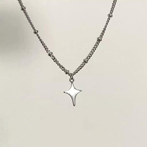 GKNET Ins Style Trendy Simple Pentagram Choker Necklace Fashion Pendant Neck Ch_tu