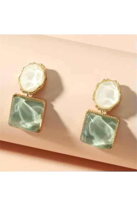 Irregular Exaggerated Earrings Square Stud Women Light Luxury Simple Earring WY4-A2