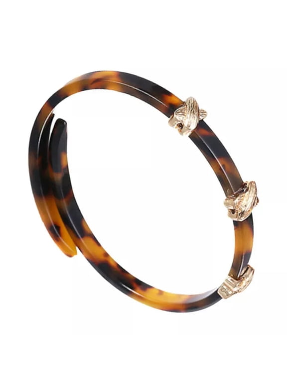 Lucite Bracelet Tortoise Shell Bracelets for Women Statement Delicate Jewelry Miss