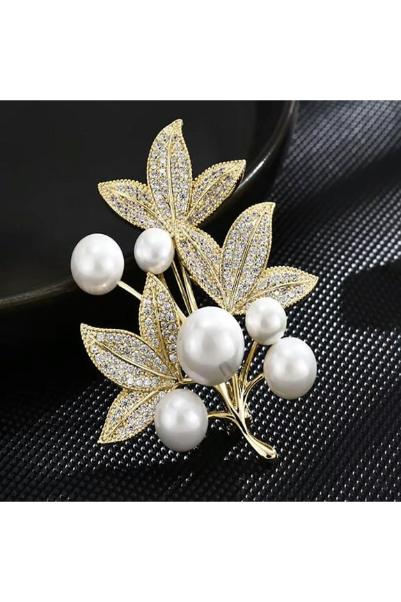 Luxury Coat Brooch Suit Jacket Corsage Fixed Clothing Pin Women's Accessorie WY4