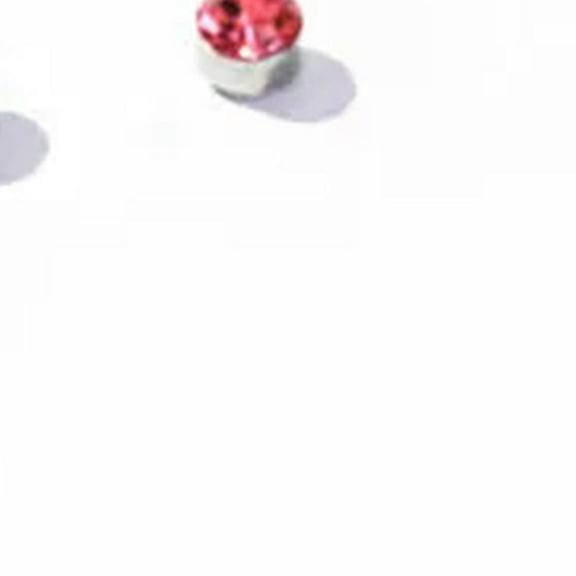 GKNET Magnetic Stud Earrings Women Men Non-Piercing Clip On Stainless Steel Ear Clip-Pink-5mm