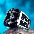 thumbnail image 1 of GKNET Men Domineering Ring Fashion Silver Gold Creative Delicate Jewelry Party Gifts Size 6-14-#3-8, 1 of 6