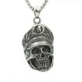 thumbnail image 1 of GKNET Mens Stainless Steel Fashion Gothic Punk Biker Skull Pendant Necklace, 1 of 9