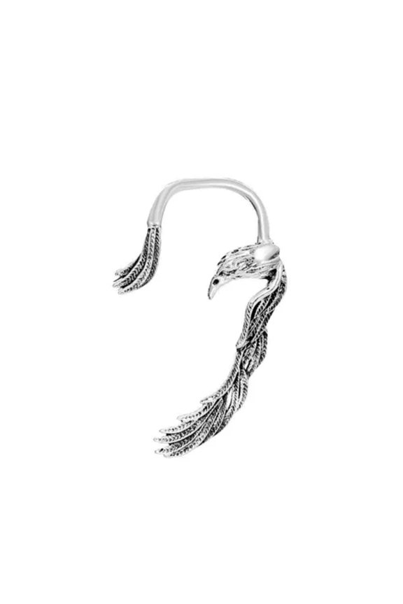 Mythical Dragon Wing Cat Snake Ear Cuff Wrap Earring Gothic Delicate Jewelry No Piercing-#7