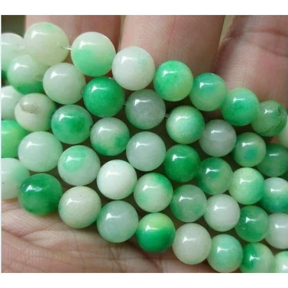 GKNET Natural 8mm light green Kunzite Round Gemstones Loose Beads 15''AAA ##ZY088
