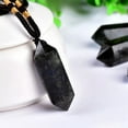 thumbnail image 1 of GKNET Natural Labradorite Moonstone Quartz Crystal Pendant Charm Necklace Reiki Amulet, 1 of 9