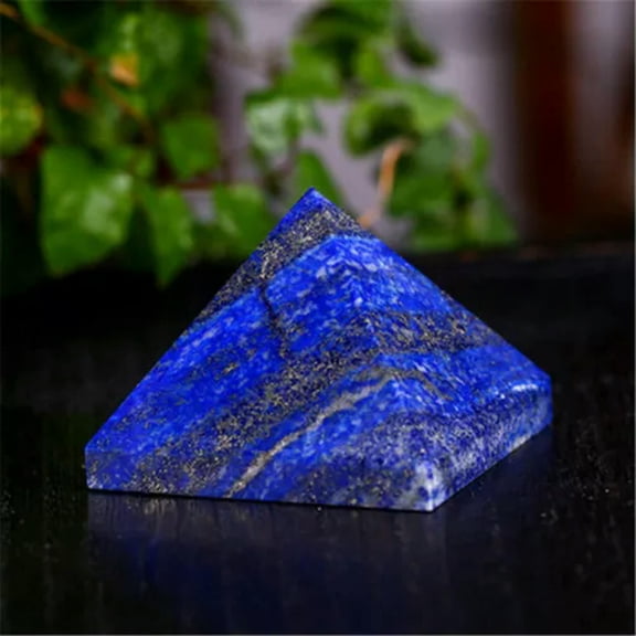 GKNET Natural Quartz Crystal Orgonite Energy Pyramid Healing Stone Tower Decor Gift US-Lapis Lazuli Quartz Crystal