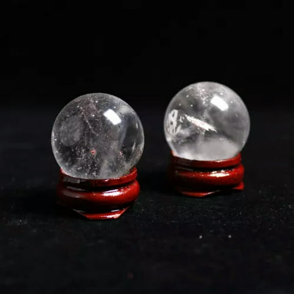 GKNET Natural Quartz Crystal Sphere Healing Energy Gemstone Orb Ball Fengshui Decor-50mm Clear Quartz Ball