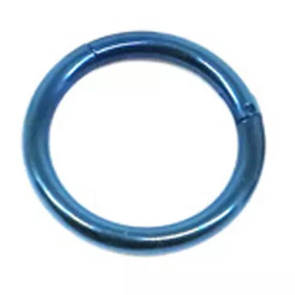 GKNET Nose Ring Nose Lip Hoop Cartilage Tragus Helix Ear Steel Ring Body Piercing ~-blue-1.2x10mm