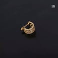 thumbnail image 1 of GKNET Steel Barbell Earrings Zircon Ear Stud Ear Tragus Cartilage Helix Lobe Piercing/-18, 1 of 9